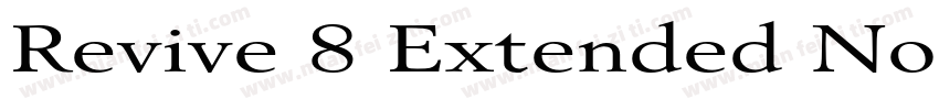 Revive 8 Extended Normal字体转换